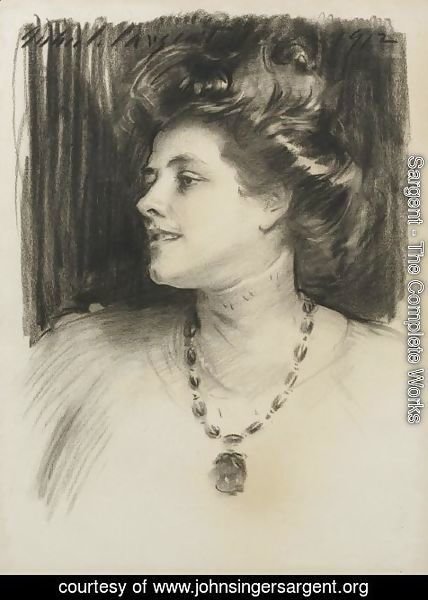 Sargent - Portrait of Mrs. Alfred Fowler (Eva Neumann)