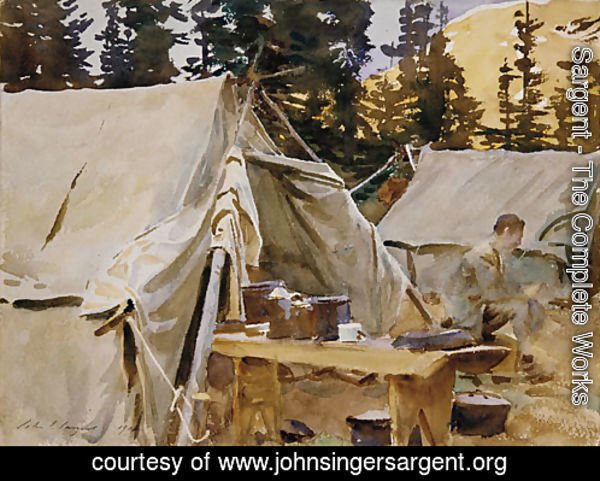 Camp at Lake O'Hara 1916