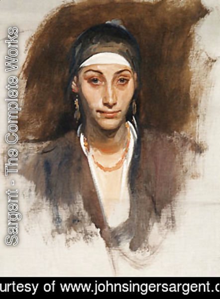 Sargent - Egyptian Woman with Earrings