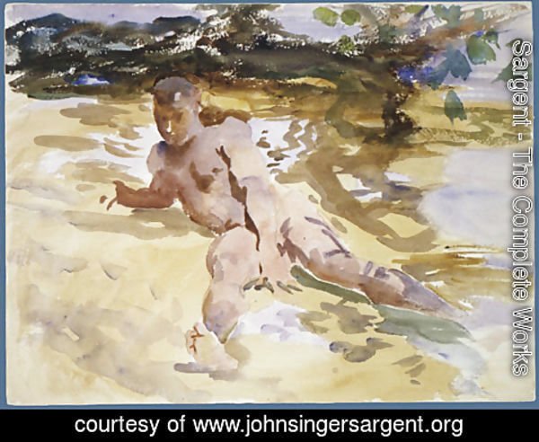 Sargent - Figure on Beach Florida 1917