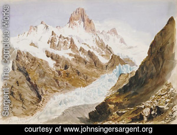 Sargent - Splendid Mountain Watercolours Sketchbook 1870