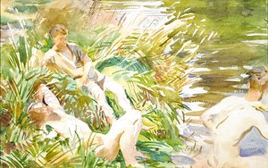 Sargent - Tommies Bathing 1918 1
