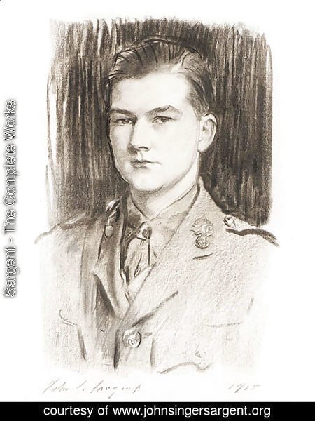 Sargent - Portrait of Geoffrey Murray-Smith