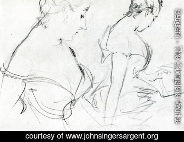 Sargent - Two studies for Madame X