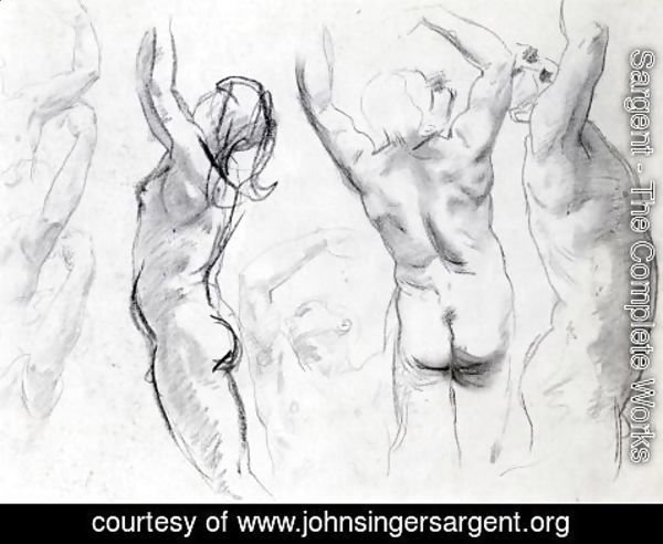 Sargent - Studies of a Nude Youth