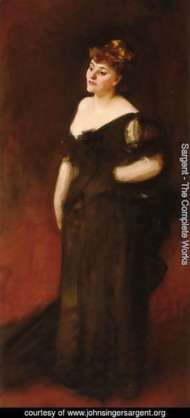 Sargent - Portrait Of Mrs Harry Vane Milbank