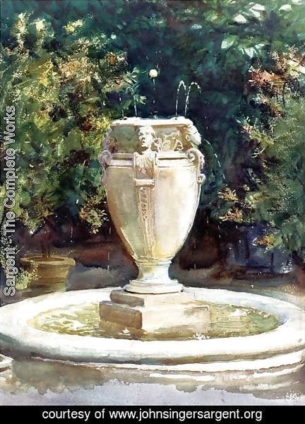 Sargent - Vase Fountain  Pocantico