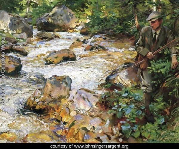 Trout Stream In The Tyrol