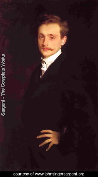 Sargent - Portrait Of Leon Delafosse
