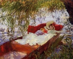 Sargent - Two Women Asleep In A Punt Under The Willows