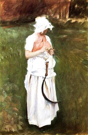 Girl With A Sickle