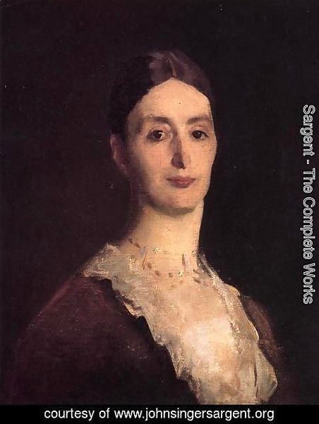 Sargent - Portrait Of Frances Mary Vickers